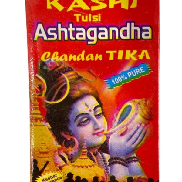 Kashi ashtagandha Chandan Powder Original for Pooja 100% Tulsi Kesar Chandan Yellow Tika Tilak Puja (125 Gram)